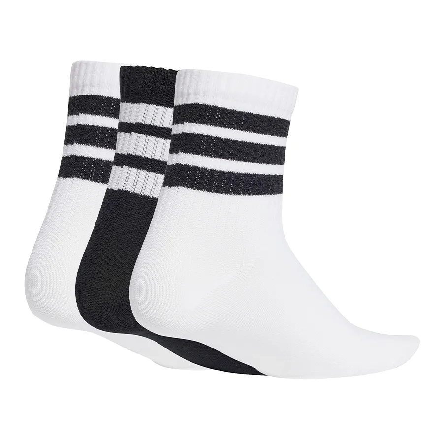 Imagen 1 de 4 de Medias adidas Pack x3-BLANCO/NEGRO