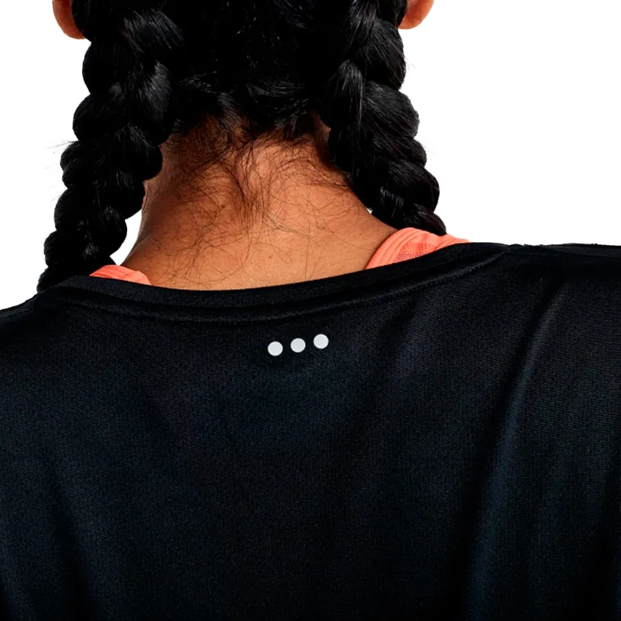 Imagen 2 de 4 de Remera Saucony Stopwatch-NEGRO