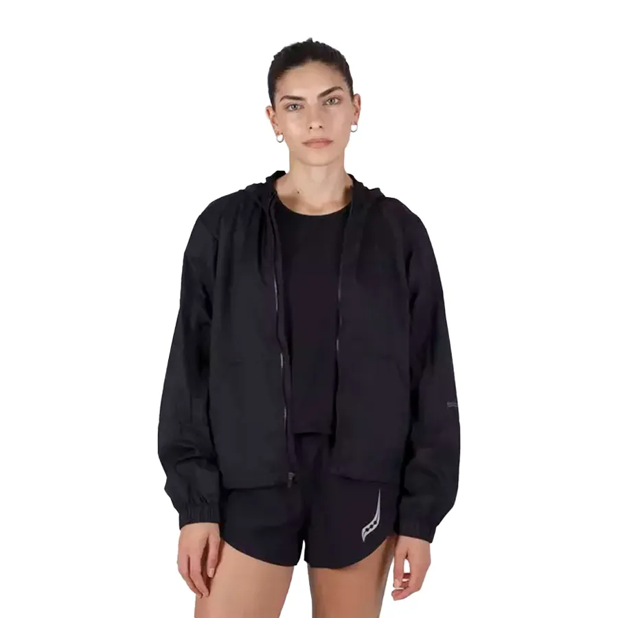Imagen 0 de 6 de Campera Saucony Elevate Packaway-NEGRO