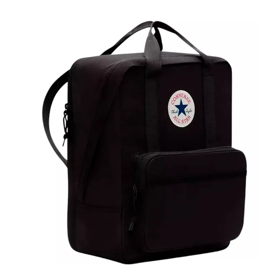 Imagen 1 de 5 de Mochila Converse Small Square Backpack-NEGRO